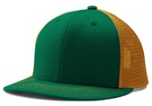 Champro Performance Trucker Snapback Baseball Cap HC5 FOREST GREEN/GOLD/FOREST GREEN Primary