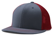 Champro Performance Trucker Snapback Baseball Cap HC5 GRAPHITE/SCARLET/GRAPHITE Primary