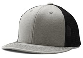 Champro Performance Trucker Snapback Baseball Cap HC5 HEATHER/BLACK/HEATHER Primary