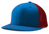 Champro Performance Trucker Snapback Baseball Cap HC5 ROYAL/SCARLET/ROYAL Primary