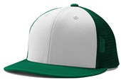 Champro Performance Trucker Snapback Baseball Cap HC5 WHITE/FOREST GREEN/FOREST GREEN Primary