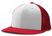 Champro Performance Trucker Snapback Baseball Cap HC5 WHITE/SCARLET/SCARLET Primary