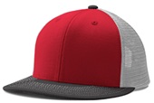 Champro Performance Trucker Snapback Baseball Cap HC5 SCARLET/WHITE/BLACK Primary