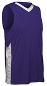 Champro Adult Youth DAGGAR Basketball Jerseys BBJ32 PURPLE/WHITE Primary
