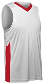 Champro Adult Youth DAGGAR Basketball Jerseys BBJ32 WHITE/SCARLET Primary