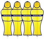 Soccer Wall Club Set - 4 Collapsible Mannequins
