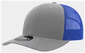 Decky Mid Prof 6Panel Cotton Trucker 6021 GRY/RYL (4) Primary