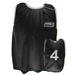 LVL10 Sports Pinnies for Adults and Kids/Reversible Numbered Practice Vest for 