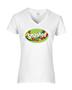 Epic Ladies GreenSmashed V-Neck Graphic T-Shirts
