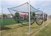 Gared 3-1/2" O.D. Aluminum or Steel Batting/Multi-Sport Cage Structure