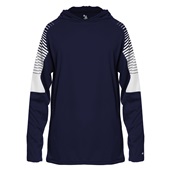 Badger Lineup Youth Hood Tee 221100 NAVY/NAVY LINEUP Primary