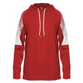 Badger Lineup Hood Tee 421100 RED/RED LINEUP Primary