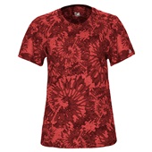Badger Tie-Dye Tri-Blend Women's Tee 497400
