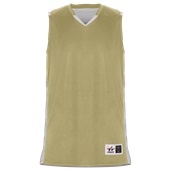 Alleson Cross Over Reversible Basketball Jersey A00386 VEGAS GOLD/WHITE Primary