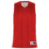 Alleson Cross Over Reversible Youth Basketball Jersey A00388 RED/WHITE Primary