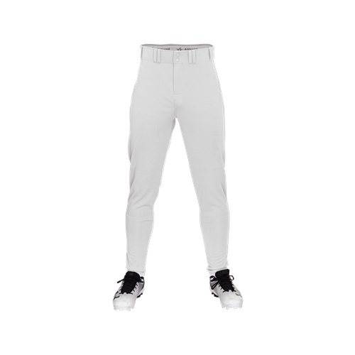 Alleson Athletic Pantalon de baseball à jambes larges pour homme, Blanc