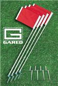 Gared Soccer Goal Corner Flag Set (Set of 4)