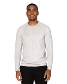 Threadfast Apparel Unisex Impact Long-Sleeve T-Shirt 382LS HEATHER GREY Primary