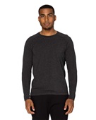 Threadfast Apparel Unisex Impact Long-Sleeve T-Shirt 382LS BLACK HEATHER Primary