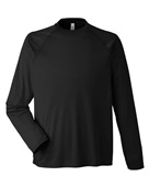 Core 365 Unisex Ultra Uvp Long-Sleeve Raglan T-Shirt CE110 BLACK Primary