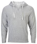 Boxercraft Mens Fleece Baja Pullover OXFORD HEATHER Primary