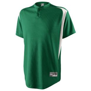 Youth & Adult Kelly Green Button Front Baseball Jersey