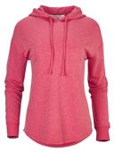 Boxercraft Womens Dream Fleece Pullover Hoodie RED HEATHER Primary