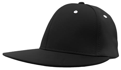 NV Caps NVC20 Flat Visor, Stretch-Fit, 6-Panel, Mid-Pro Baseball