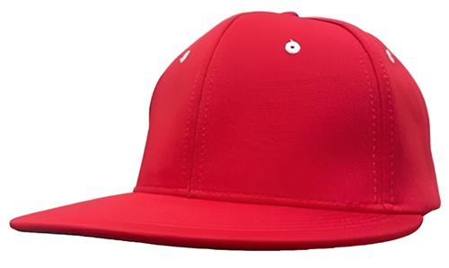 NV Caps NVC20 Flat Visor, Stretch-Fit, 6-Panel, Mid-Pro Baseball