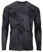 Paragon Cabo - Long Sleeve UPF50+ Watermark Sublimated Performance Tee GRAPHITE Primary