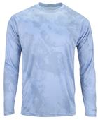 Paragon Cabo - Long Sleeve UPF50+ Watermark Sublimated Performance Tee BLUE MIST Primary