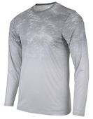 Paragon Montauk - Long Sleeve UPF50+ Oceanic Sublimated Performance Tee ALUMINUM FADE Primary