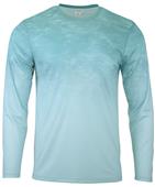 Paragon Montauk - Long Sleeve UPF50+ Oceanic Sublimated Performance Tee AQUA FADE Primary