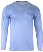 Paragon Montauk - Long Sleeve UPF50+ Oceanic Sublimated Performance Tee BLUE MIST FADE Primary