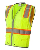 Kishigo Premium Brilliant Series Heavy-Duty Class 2 Vest 1510-1511