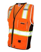 Kishigo Premium Black Series Heavy Duty Vest 1513-1514