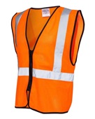 Kishigo Zippered Mesh Economy Class 2 Vest 1547-1548