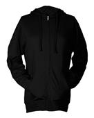 Tultex Unisex Beach Full-Zip Hooded Long Sleeve T-Shirt 260