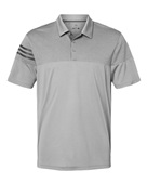 Adidas Heathered 3-Stripes Colorblock Polo A213