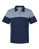 Adidas Heathered 3-Stripes Colorblock Polo A213