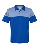 Adidas Heathered 3-Stripes Colorblock Polo A213