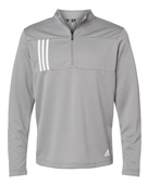 Adidas 3-Stripes Double Knit Quarter-Zip Pullover A482