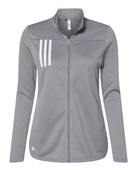 Adidas Women's 3-Stripes Double Knit Full-Zip A483