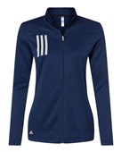 Adidas Women's 3-Stripes Double Knit Full-Zip A483