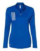 Adidas Women's 3-Stripes Double Knit Full-Zip A483