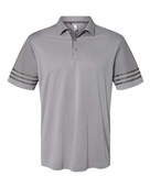 Adidas Striped Sleeve Polo A490