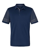 Adidas Striped Sleeve Polo A490