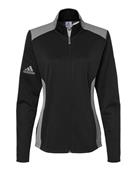 Adidas Women's Textured Mixed Media Full-Zip Jacket A529