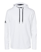 Adidas Textured Mixed Media Hooded Sweatshirt A530