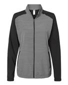 Adidas Women's Heather Block Full-Zip Wind Jacket A547